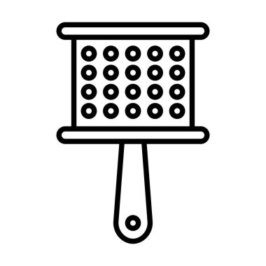 Cabasa Vektör Satırı Simge Tasarımı