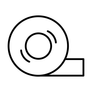 Koli bandı Vektör Satırı Simge Tasarımı