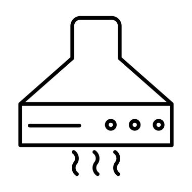 Çekici kaput vektör satırı Simge Tasarımı