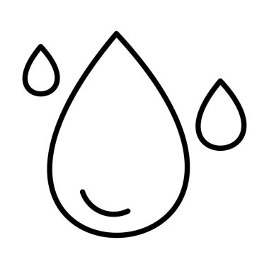 Sıvı Vektör Satır Simgesi Tasarımı