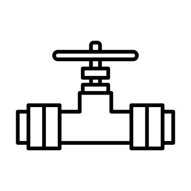  Valf Vektör Satırı Simge Tasarımı