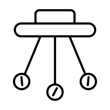  Salınım Vektör Satırı Simge Tasarımı