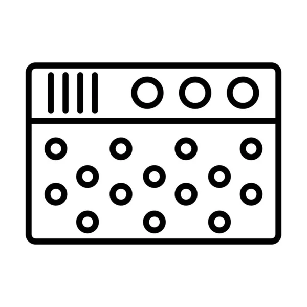 Icône Ligne Vectorielle Amplificateur Desig — Image vectorielle