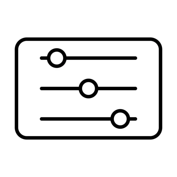 Aanpassingsvectorlijn Icon Desig — Stockvector