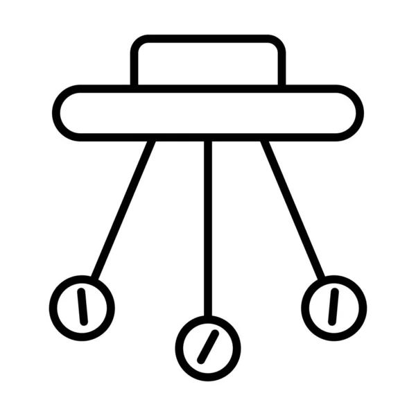 振荡矢量线Icon设计 — 图库矢量图片
