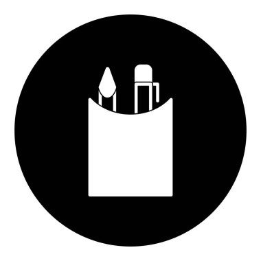  Geometri Vektörü Glyph Ters Simge Tasarımı