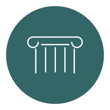 Geçmiş Vektörü Kabartma Çemberi Çoklu Renk Simgesi Tasarımı