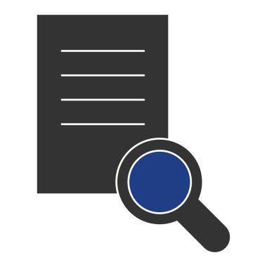  Araştırma Vektörü İki Renk Simgesi Tasarımı