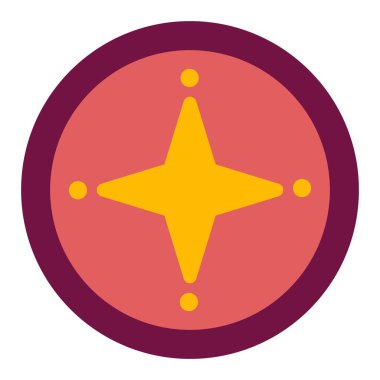 Macera Vektörü Düz Simge Tasarımı