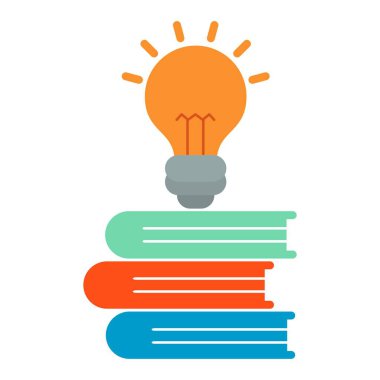  bilgi Vektörü Düz Simge Tasarımı