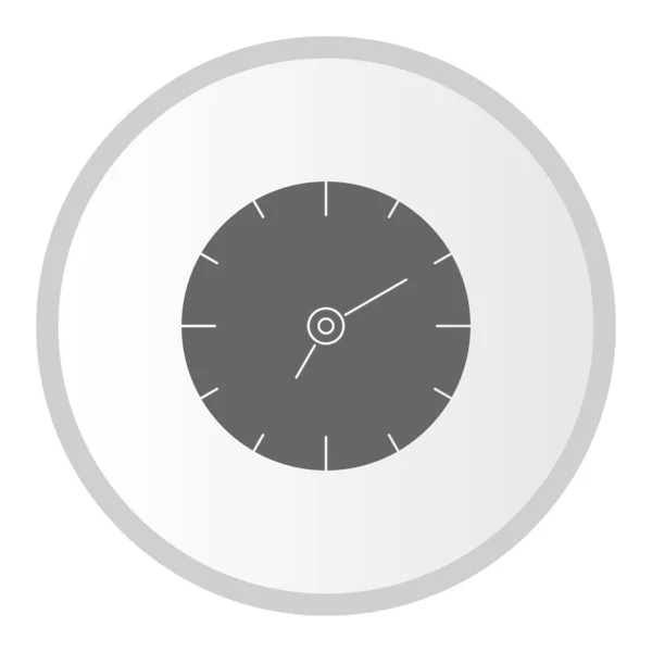 Hodiny Vector Glyph Circle Icon Desig — Stockový vektor