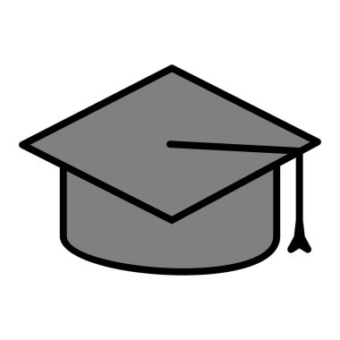 Gradation Vektör Satırı Simge Tasarımı Dolduruldu