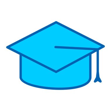 Gradation Vektör Satırı Bluetone Simgesi Tasarımı