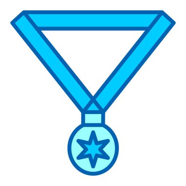 Medel Vektör Satırı Bluetone Simgesi Tasarımı