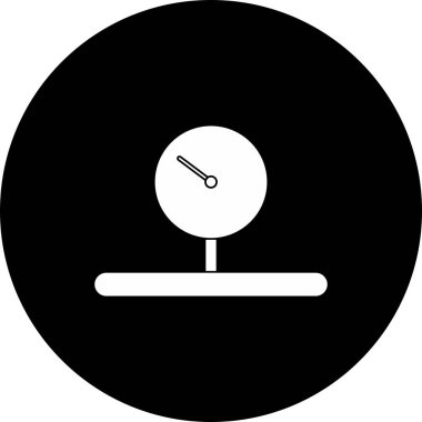  Ölçek Vektör Satırı Glyph Ters Simge Tasarımı