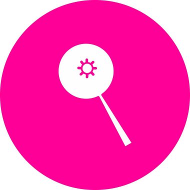  Mikroplar Vektör Satırı Kabartma Çemberi Çok Renkli Simge Tasarımı