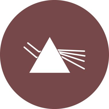 Dağıtım Vektörü Satırı Kabartma Çemberi Çok Renkli Simge Tasarımı