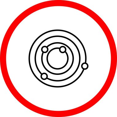  Galaksi Vektör Satırı İmza Çemberi Simge Tasarımı