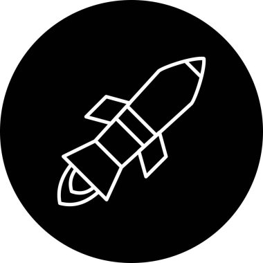 Kozmonotik Vektör Satırı Ters Simge Tasarımı