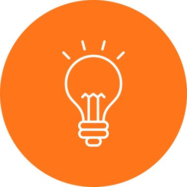 Işık Vektörü Satırı Çoklu Renk Simgesi Tasarımı