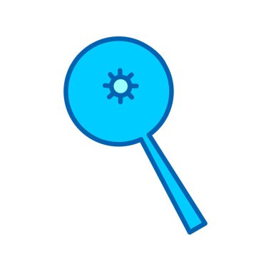  Mikroplar Vektör Satırı Bluetone Simgesi Tasarımı