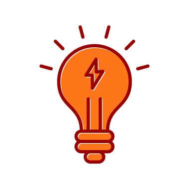 Kaydırılmış Simge Tasarımı Doldurulmuş Yeşil Enerji Vektör Satırı