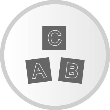  Okul Öncesi Bloğu Vektör Kabartma Çemberi Simge Tasarımı