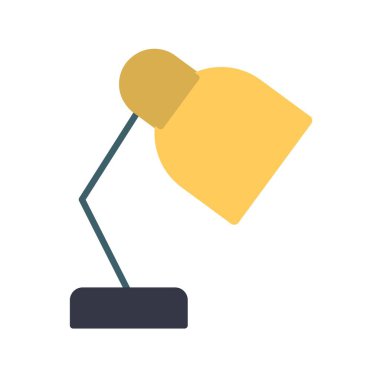 Lamba Vektörü Düz Simge Tasarımı Çalışması