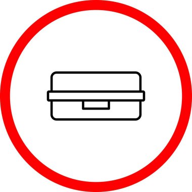 Beslenme Kutusu Vektör Satırı İmza Çemberi Simge Tasarımı