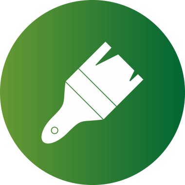  Fırça Vektörü Kabartma Çemberi Gradyan Simgesi Tasarımı