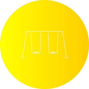 Vektör Kabartma Çemberi Gradyan Simgesi Tasarımı