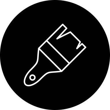  Fırça Vektör Satırı Ters Simge Tasarımı