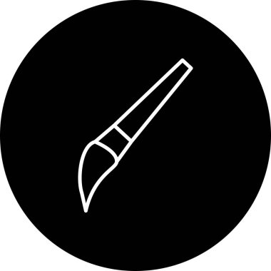  Sanatçı Aracı Vektör Satırı Ters Simge Tasarımı