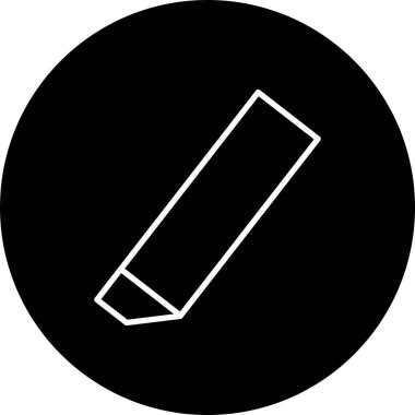  Silgi Vektör Satırı Ters Simge Tasarımı