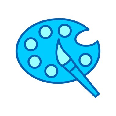  Sanatsal Vektör Satırı Bluetone Simgesi Tasarımı