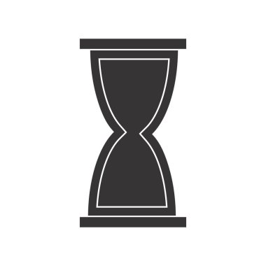  Kum Saati Vektörü Şekil Simgesi Tasarımı