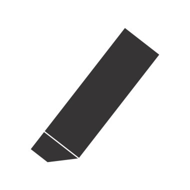  Silgi Vektörü Kabartma Simgesi Tasarımı