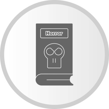  Korku Vektörü Kabartma Çemberi Simge Tasarımı