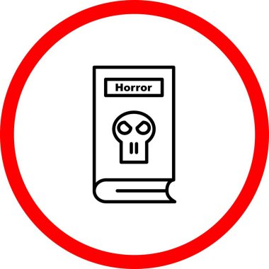  Korku Vektörü İmza Çemberi Simge Tasarımı