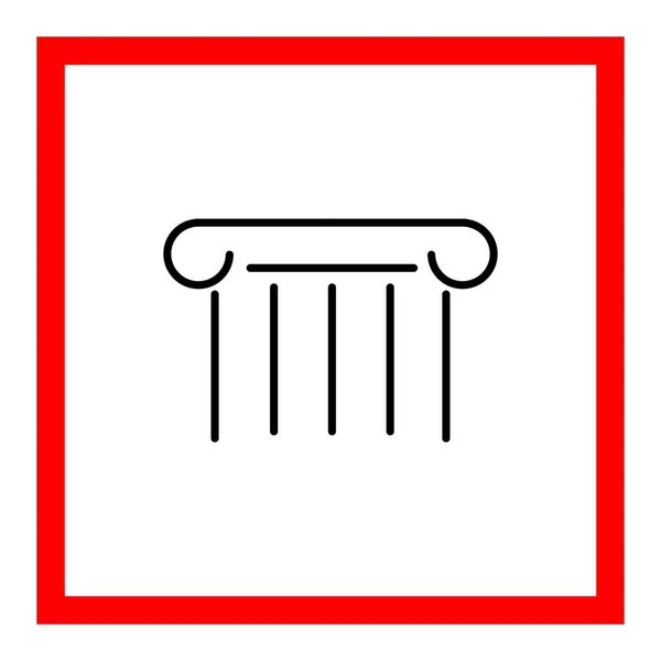 Historia Vector Glyph Sign Icon Desig — Archivo Imágenes Vectoriales