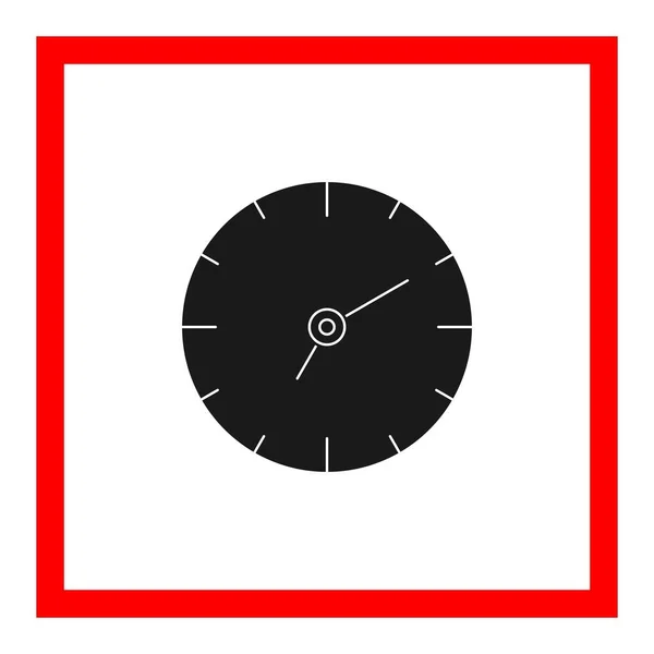 Часовой Вектор Glyph Sign Icon Dead — стоковый вектор