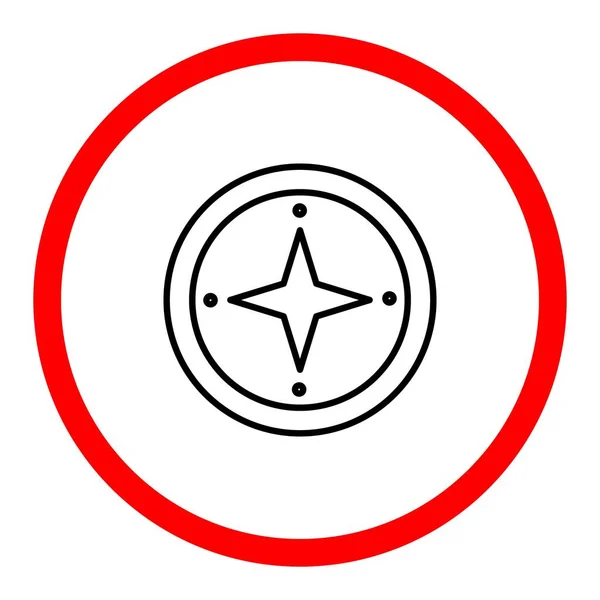 冒险矢量线符号圆环图标设计 — 图库矢量图片