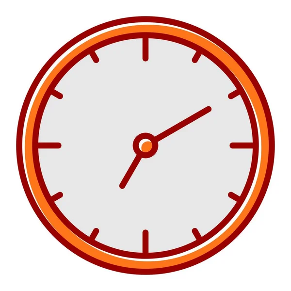 Relógio Vector Preenchido Deslizado Ícone Desig — Vetor de Stock