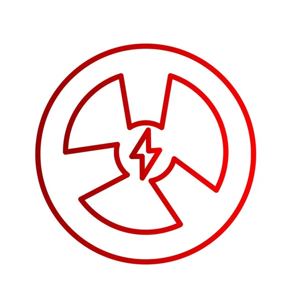 Diseño Icono Gradiente Línea Vectores Energía Angular — Archivo Imágenes Vectoriales