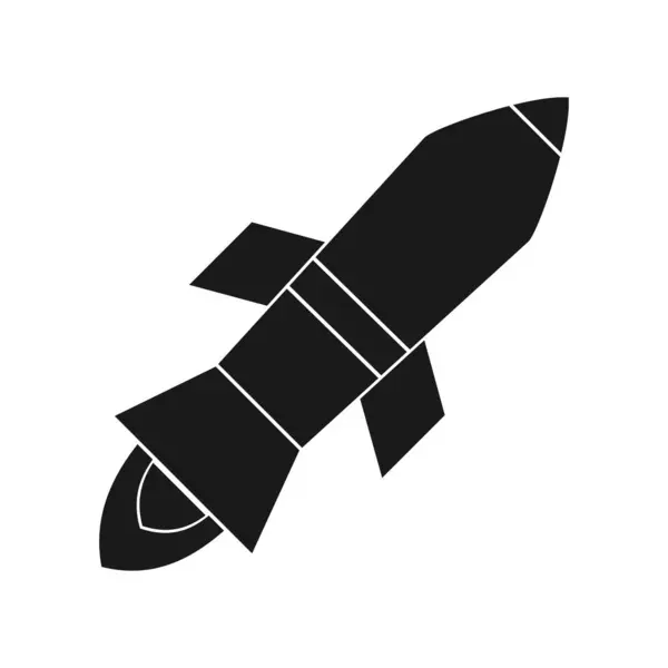 Cosmonáutica Vector Line Glyph Icon Desig — Vector de stock