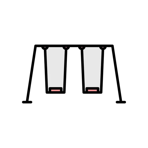 Icône Remplie Par Ligne Vectorielle Oscillante Desig — Image vectorielle