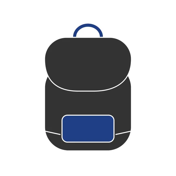 Rucksack Vector Glyph Two Colour Icon Desig — Stockvektor