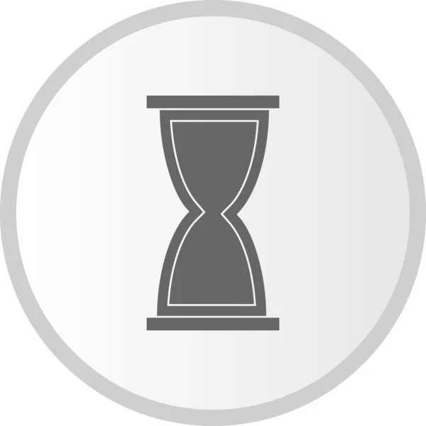 砂時計ベクトルグライフサークルアイコンデザイン — ストックベクタ