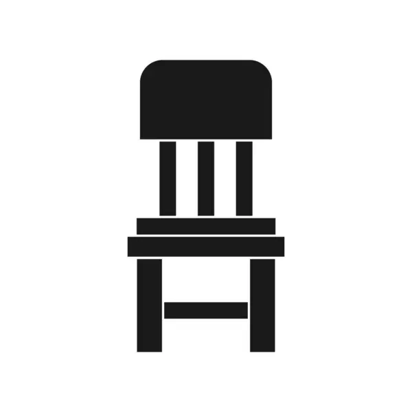 Kids Chair Vector Glyph Icon Desig — Stockový vektor