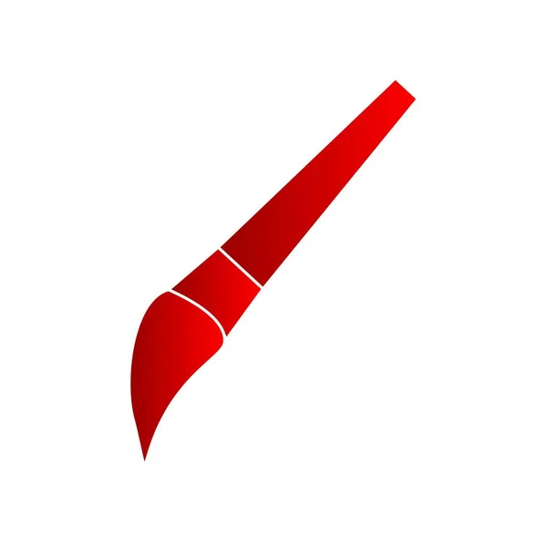 Künstler Werkzeug Vector Glyph Gradient Icon Desig — Stockvektor